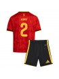 Detské Futbalové oblečenie Belgicko Zeno Debast #2 MS 2026 Krátky Rukáv - Domáci (+ trenírky)